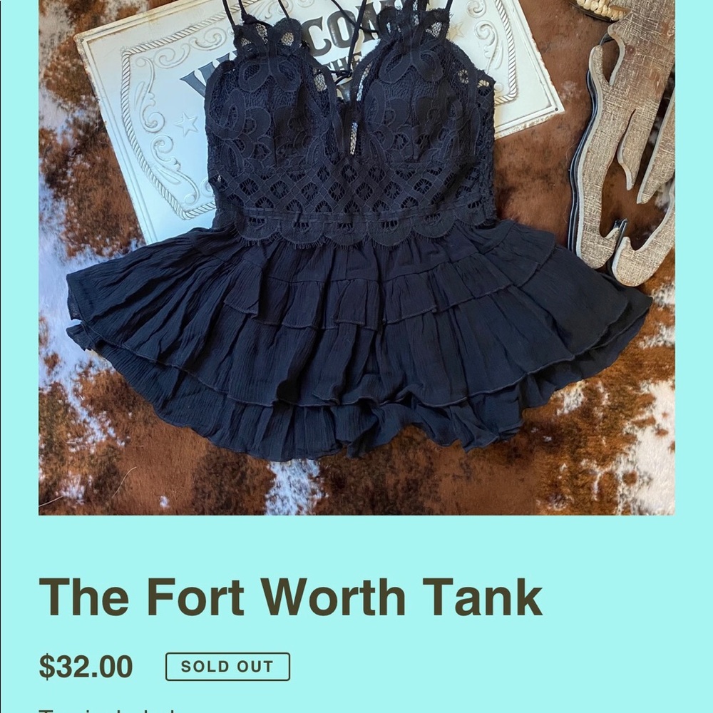 Forth Worth Tank peplum NWT 🔥🌟 sold out online - Picture 4 of 9